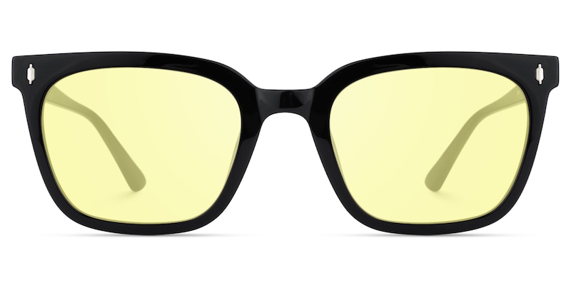 Cosmo - Rectangle Black Sunglasses