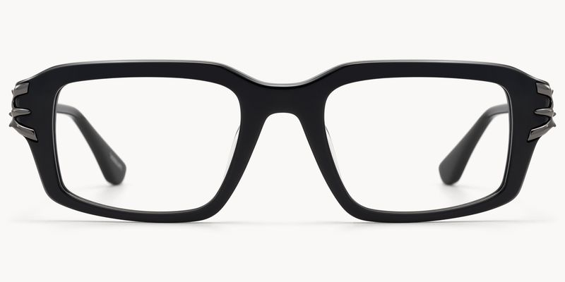 Vorpal - Rectangle Black Eyeglasses