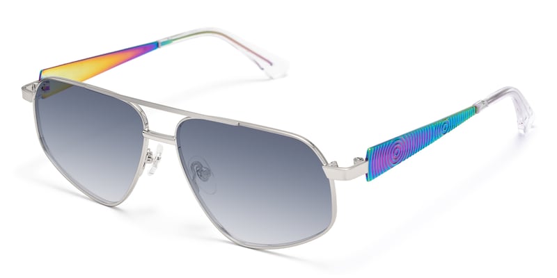 Trance - Aviator Silver Sunglasses