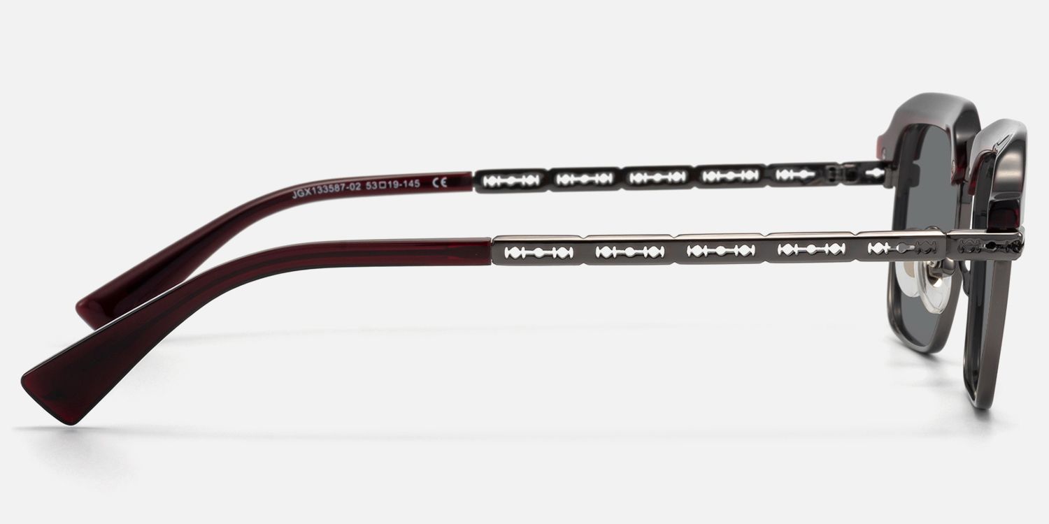 Archive - Rectangle Red Sunglasses product detail 3