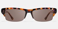 Kairo - Tortoise Semi Rimless Sunglasses | Vooglam Angle View