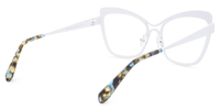 Eleuterio - Butterfly Gold Eyeglasses | Vooglam Side View