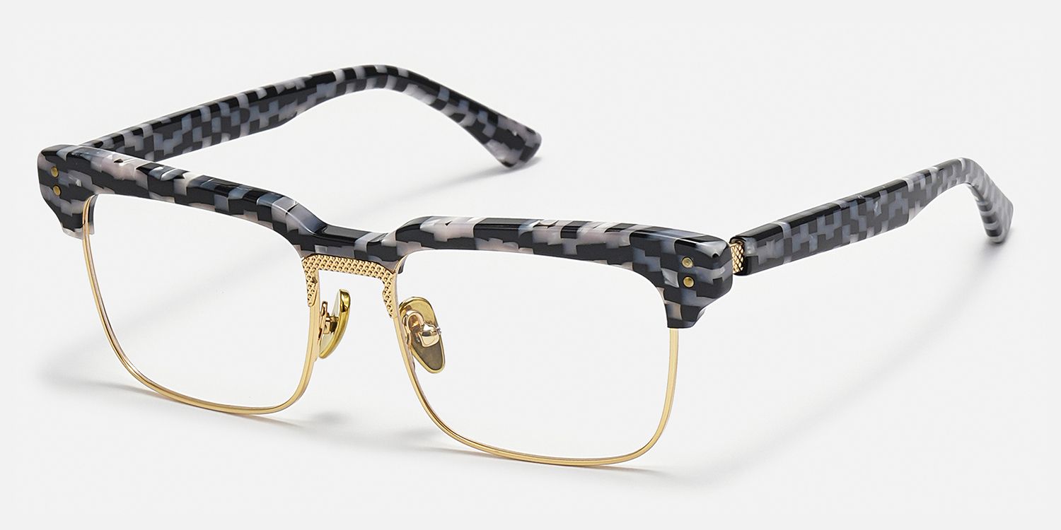 Paley - Browline Pattern Eyeglasses | Vooglam Front View