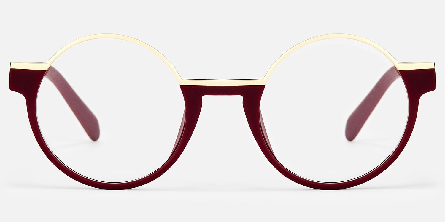 Latina - Round Red Eyeglasses product detail 2