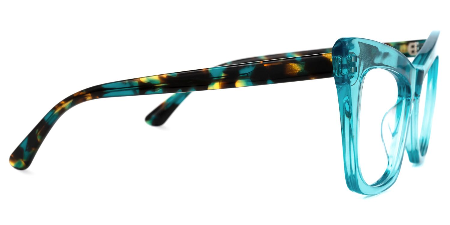 Eamon - Cat Eye Blue Eyeglasses product detail 4