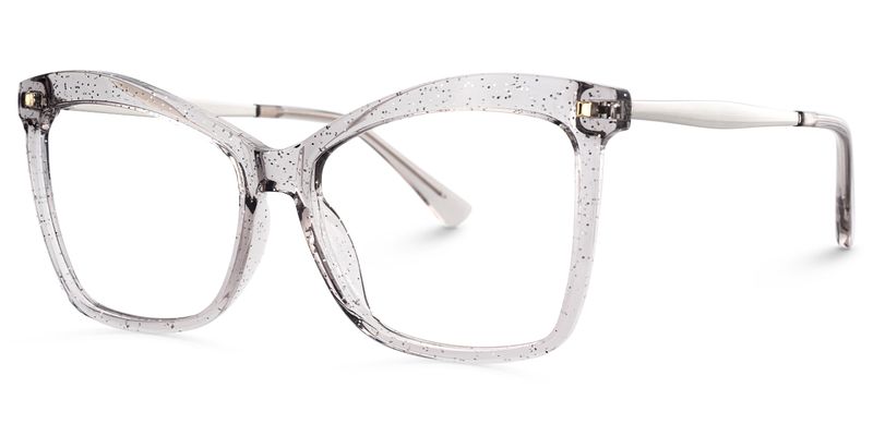 Libby - Butterfly Grey Eyeglasses | Vooglam