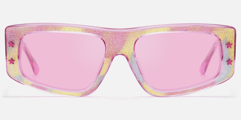 Maeva - Rectangle Multicolor Sunglasses