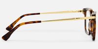 Denbeigh - Rectangle Tortoise Eyeglasses | Vooglam Side View