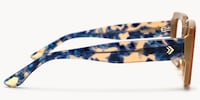 Kente - Rectangle Brown Eyeglasses - 5