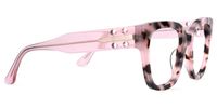 Lorette - Square Pink Eyeglasses | Vooglam 