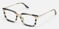 Denbeigh - Rectangle Pattern Eyeglasses | Vooglam Front View