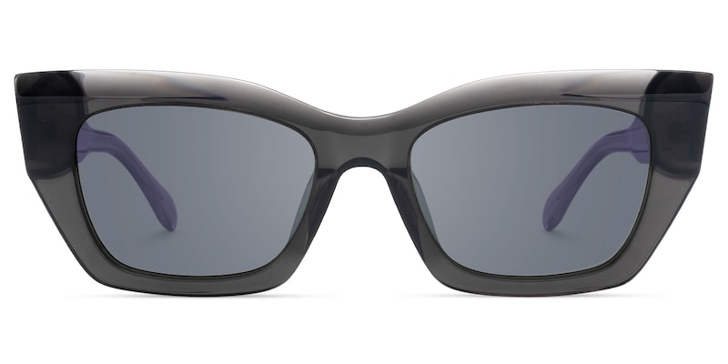 Velora - Cat Eye Grey Sunglasses
