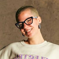 Wild Beat - Square Black Eyeglasses | Vooglam On Model