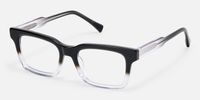 Vivienne - Rectangle Black Eyeglasses | Vooglam Front View