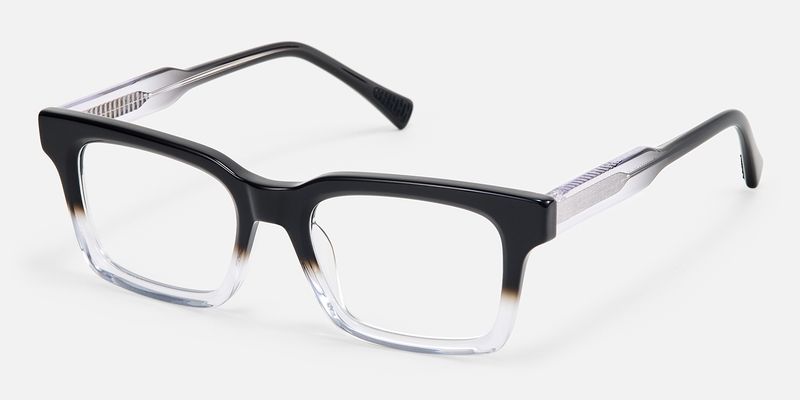 Vivienne - Rectangle Black Eyeglasses