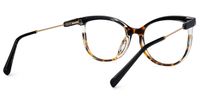 Emanuel - Cat Eye Black/Tortoise Eyeglasses | Vooglam Side View