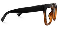 Naila - Bold Black Tortoise Square Eyeglasses | Vooglam