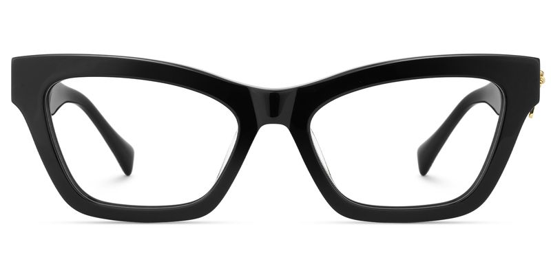 Wild Beat - Square Black Eyeglasses