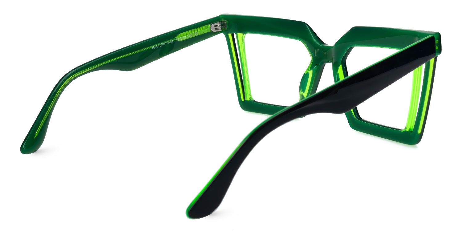Ekkeko - Square Black Eyeglasses product detail 3