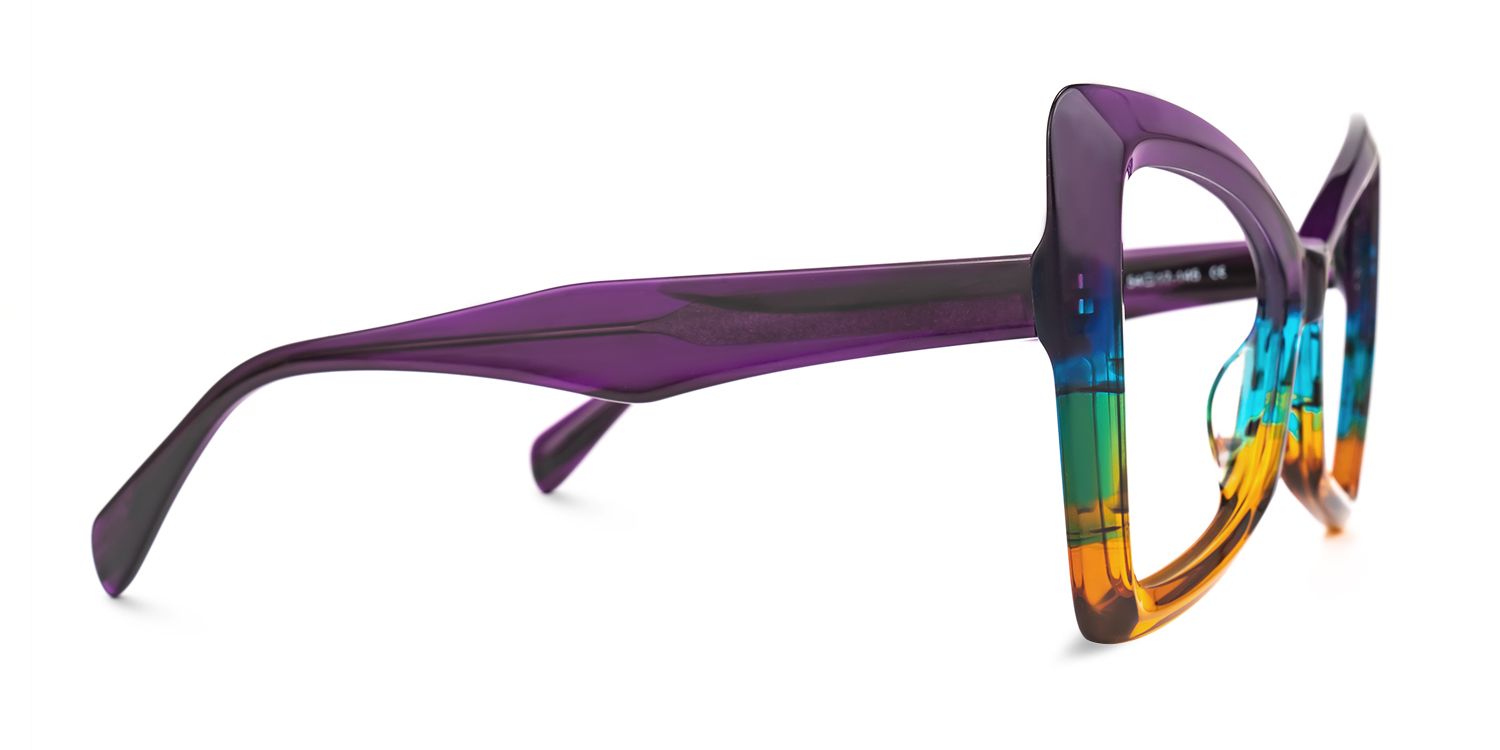 Deanne - Butterfly Multicolor Eyeglasses | Vooglam 4