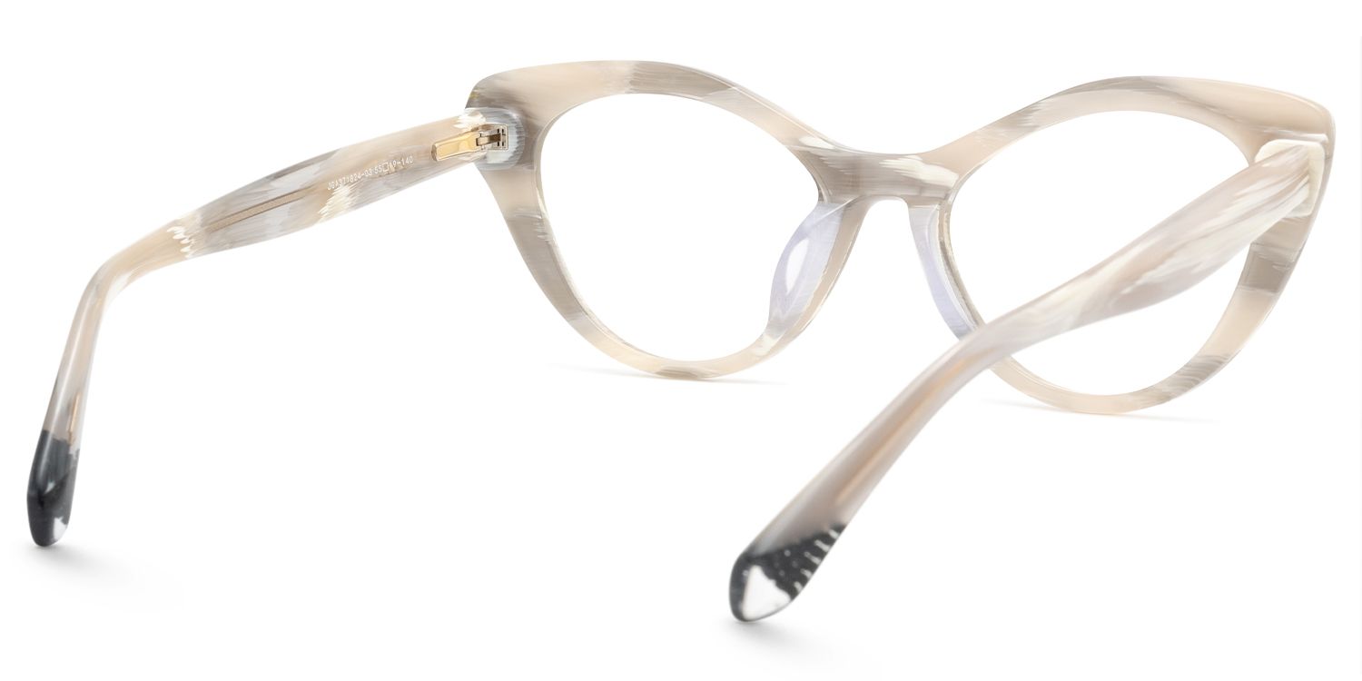 Naira - Cat Eye White Eyeglasses product detail 3