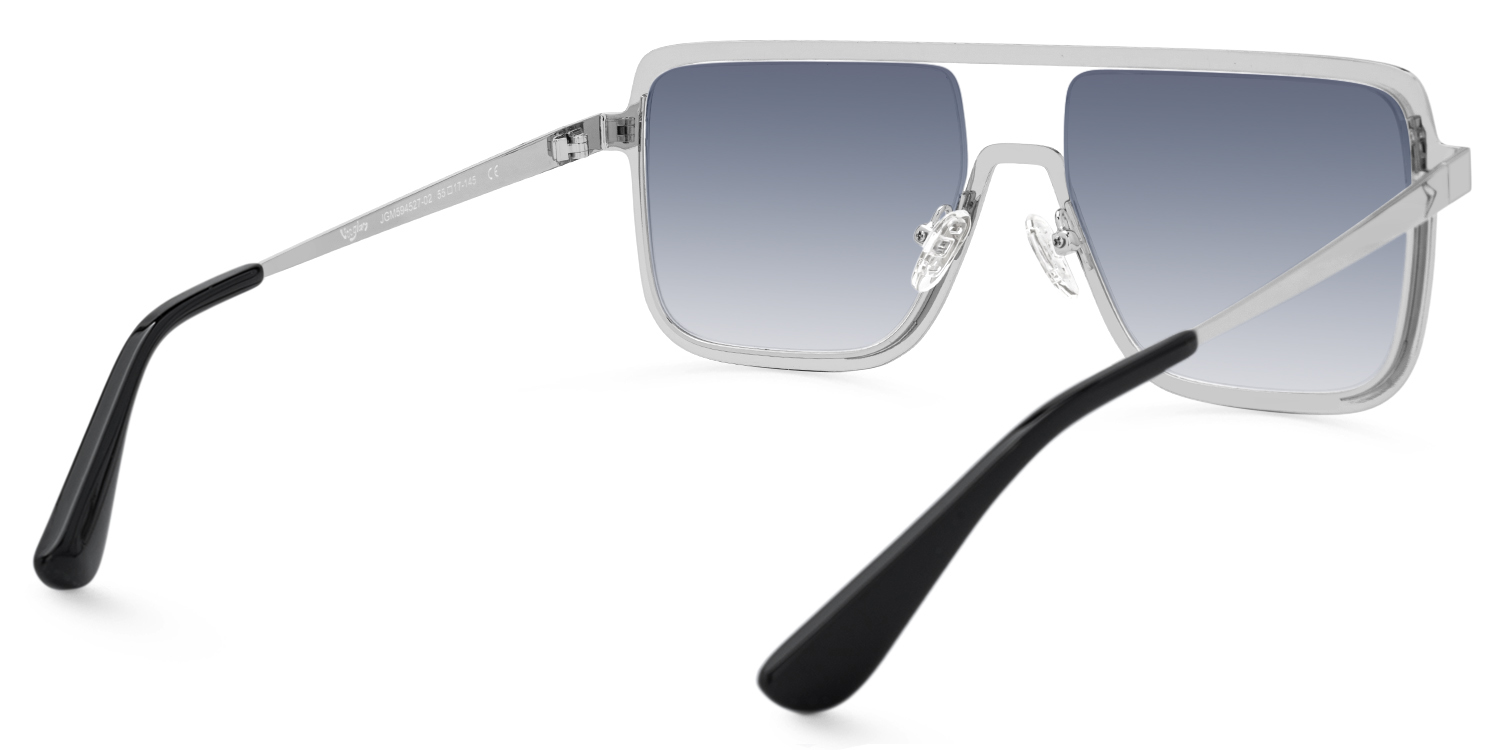 Padraic - Aviator Silver Sunglasses - 4