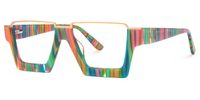 Dardhan - Rectangle Multicolor Eyeglasses