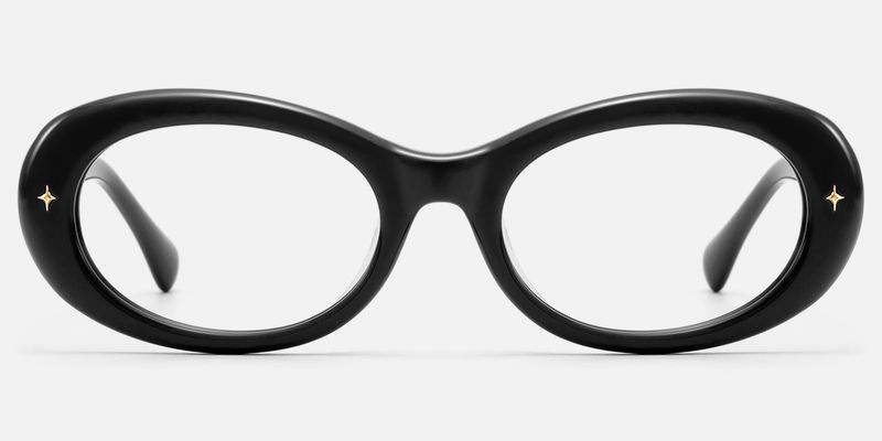 Vexa- Black Chunky Zebra Print Glasses | Vooglam