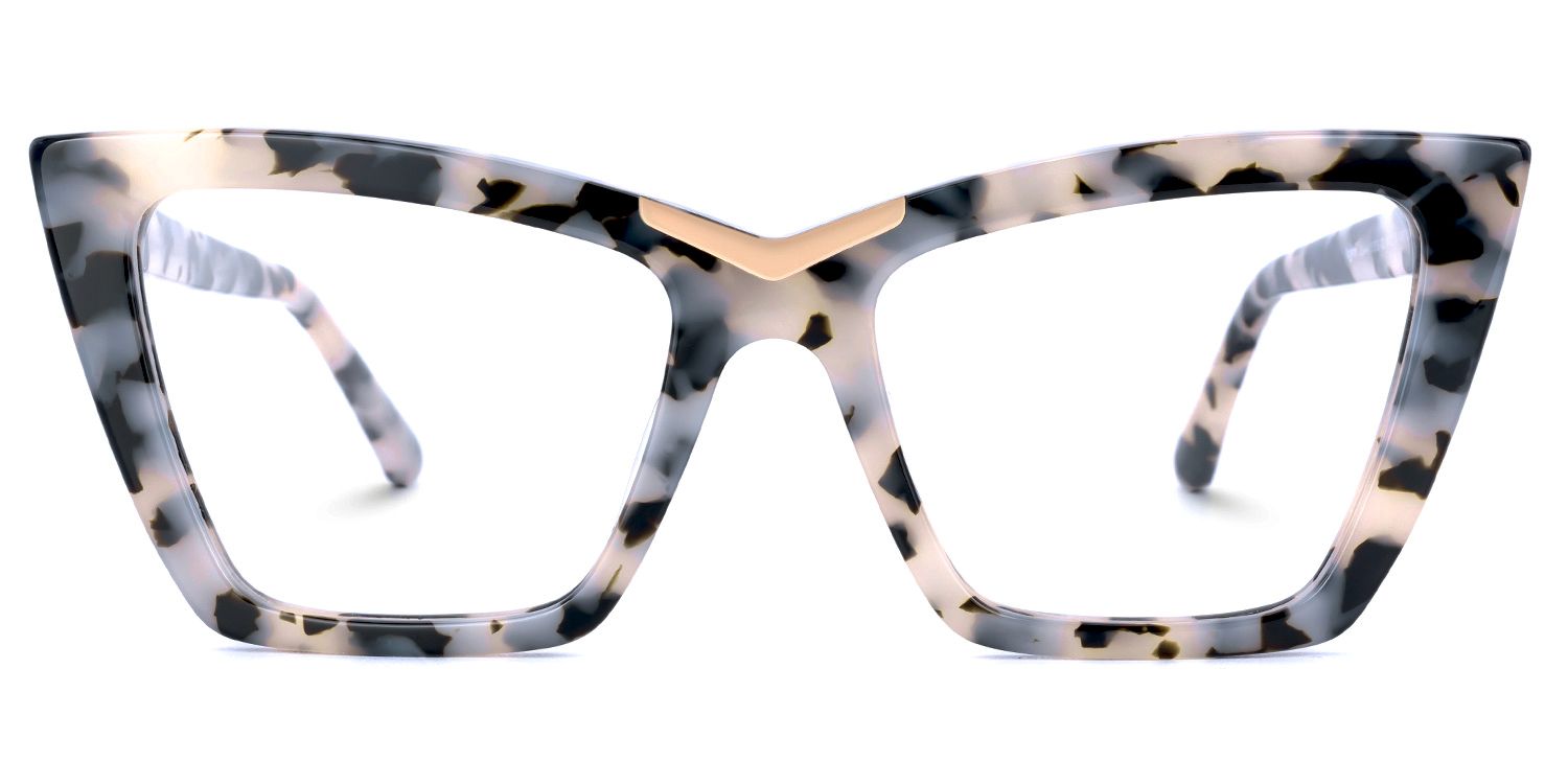 Lainer - Rectangle Tortoise Eyeglasses | Vooglam Angle View