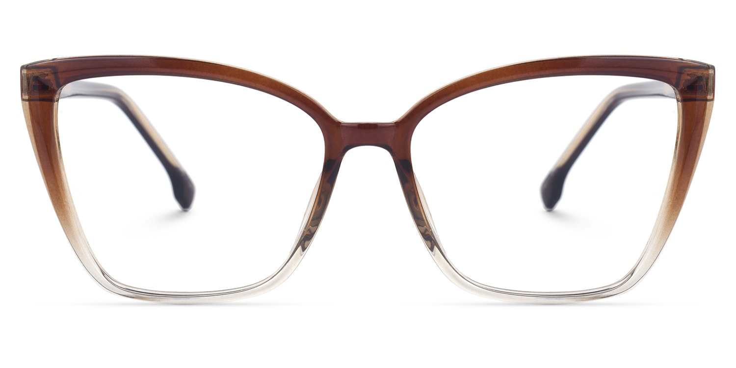 Fairoze - Cat Eye Brown Eyeglasses