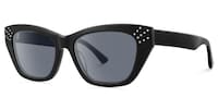Starlina - Rectangle Black Sunglasses - 2