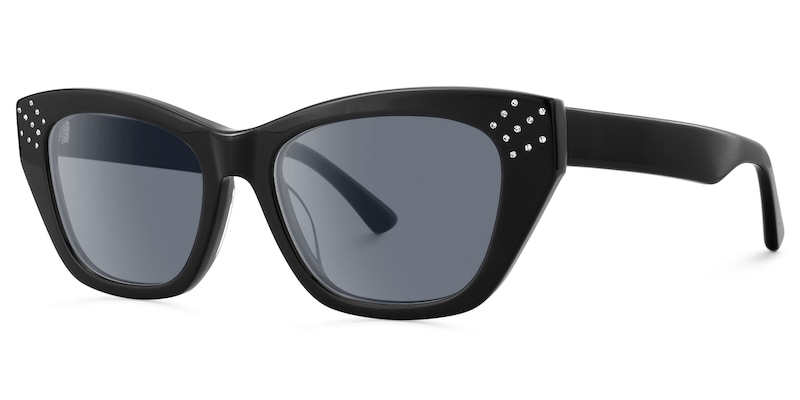 Starlina - Rectangle Black Sunglasses
