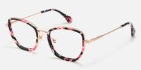 Wanderer - Geometric Floral Eyeglasses | Vooglam Front View