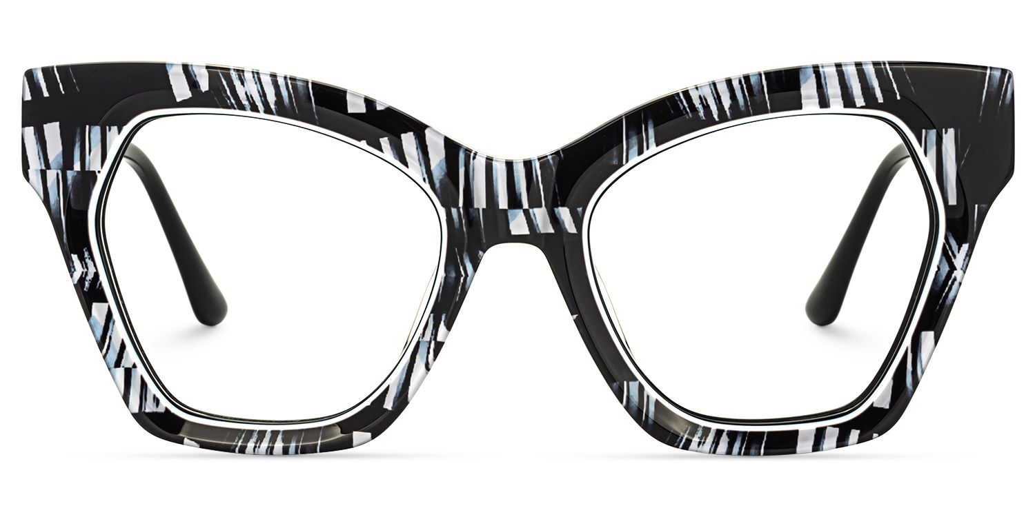 Stetson - Cat Eye Pattern Eyeglasses | Vooglam Angle View