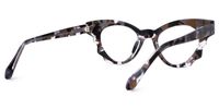 Agapito - Cat Eye Tortoise Eyeglasses | Vooglam Side View