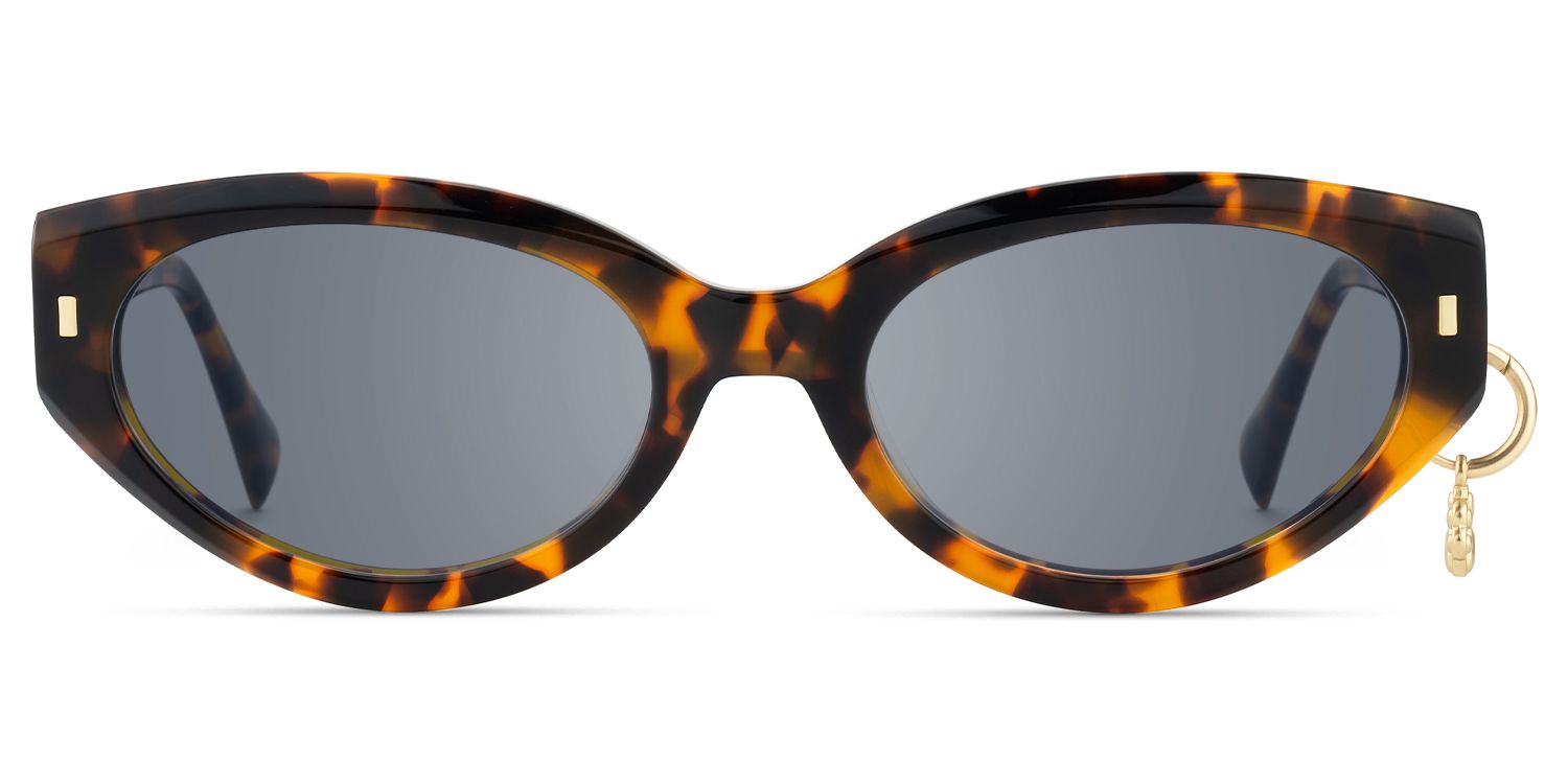 Meow - Cat Eye Tortoise Sunglasses | Vooglam Angle View