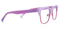 Polka - Square Purple Eyeglasses | Vooglam