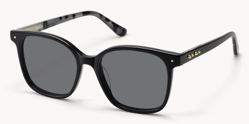 Radical - Square Black Sunglasses
