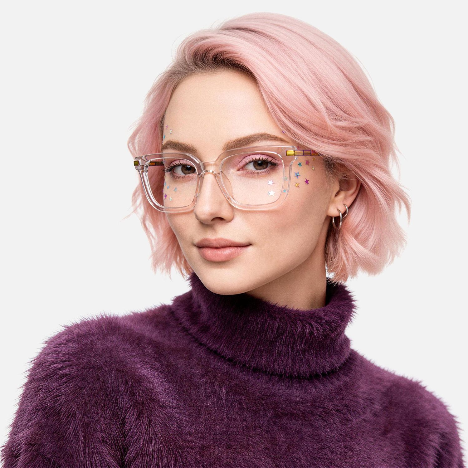 Explore the design story of Denbeigh - Rectangle Crystal Eyeglasses | Vooglam