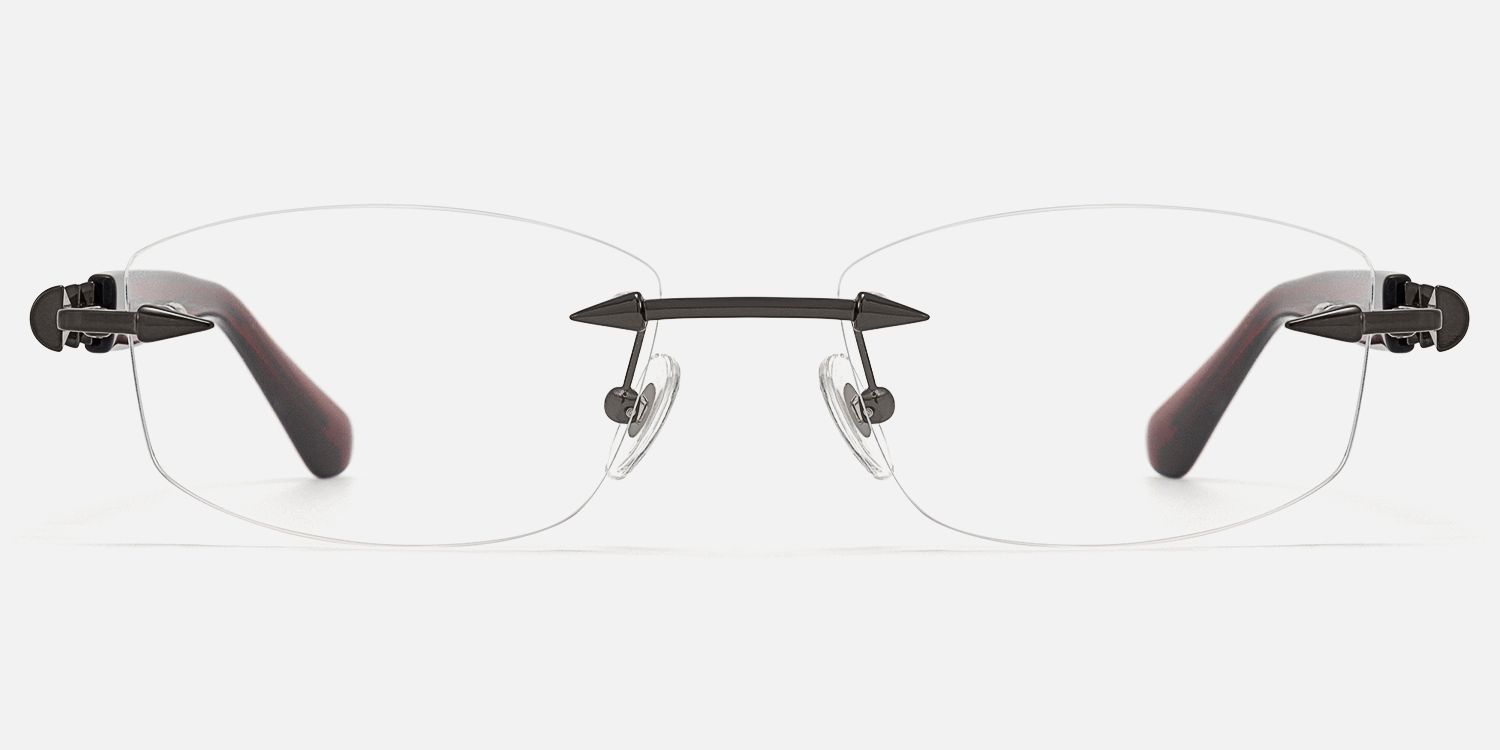 Fracture - Rectangle Red Eyeglasses product image