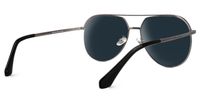 Demanda - Aviator Grey Sunglasses | Vooglam Side View