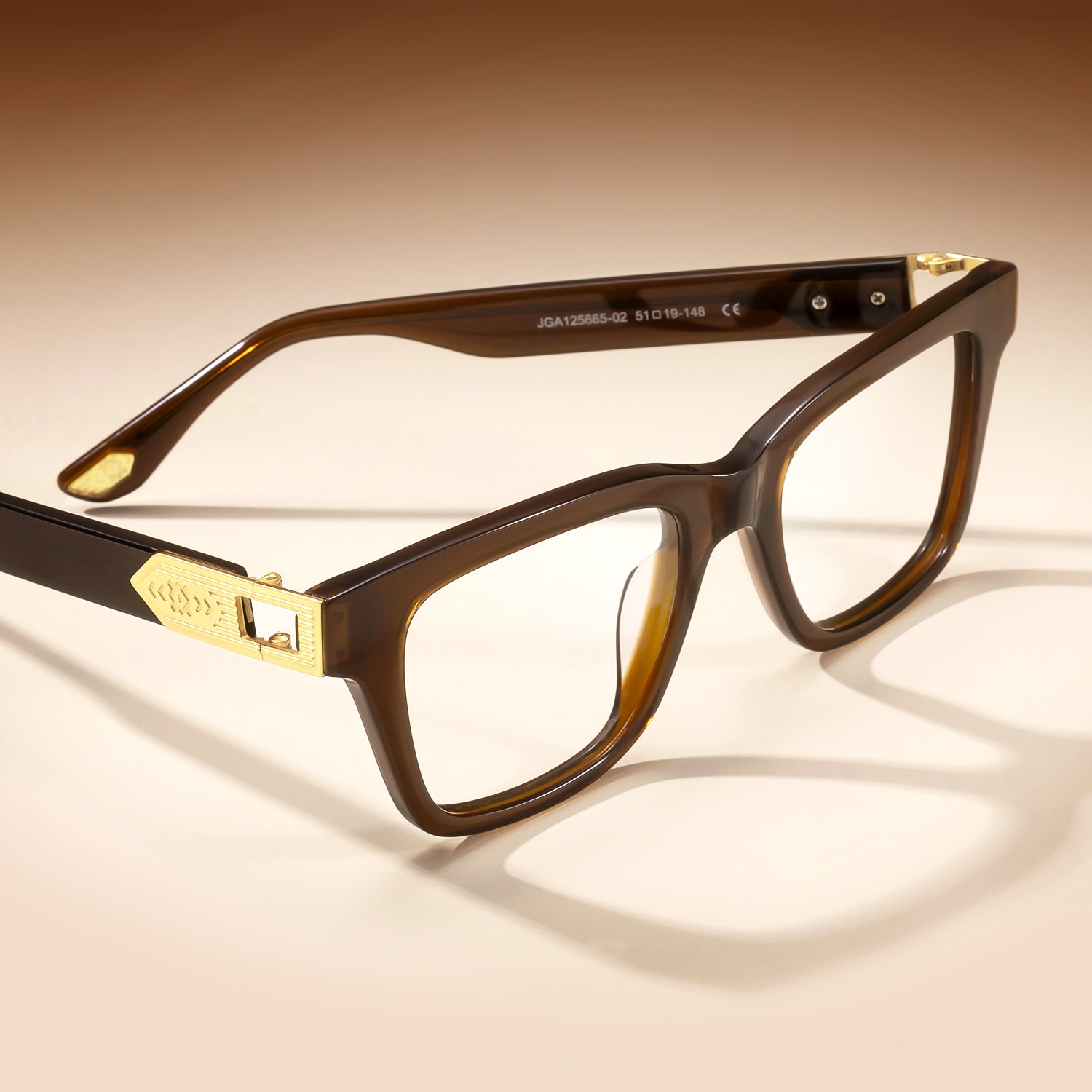 Legacy - Rectangle Brown Eyeglasses - 1