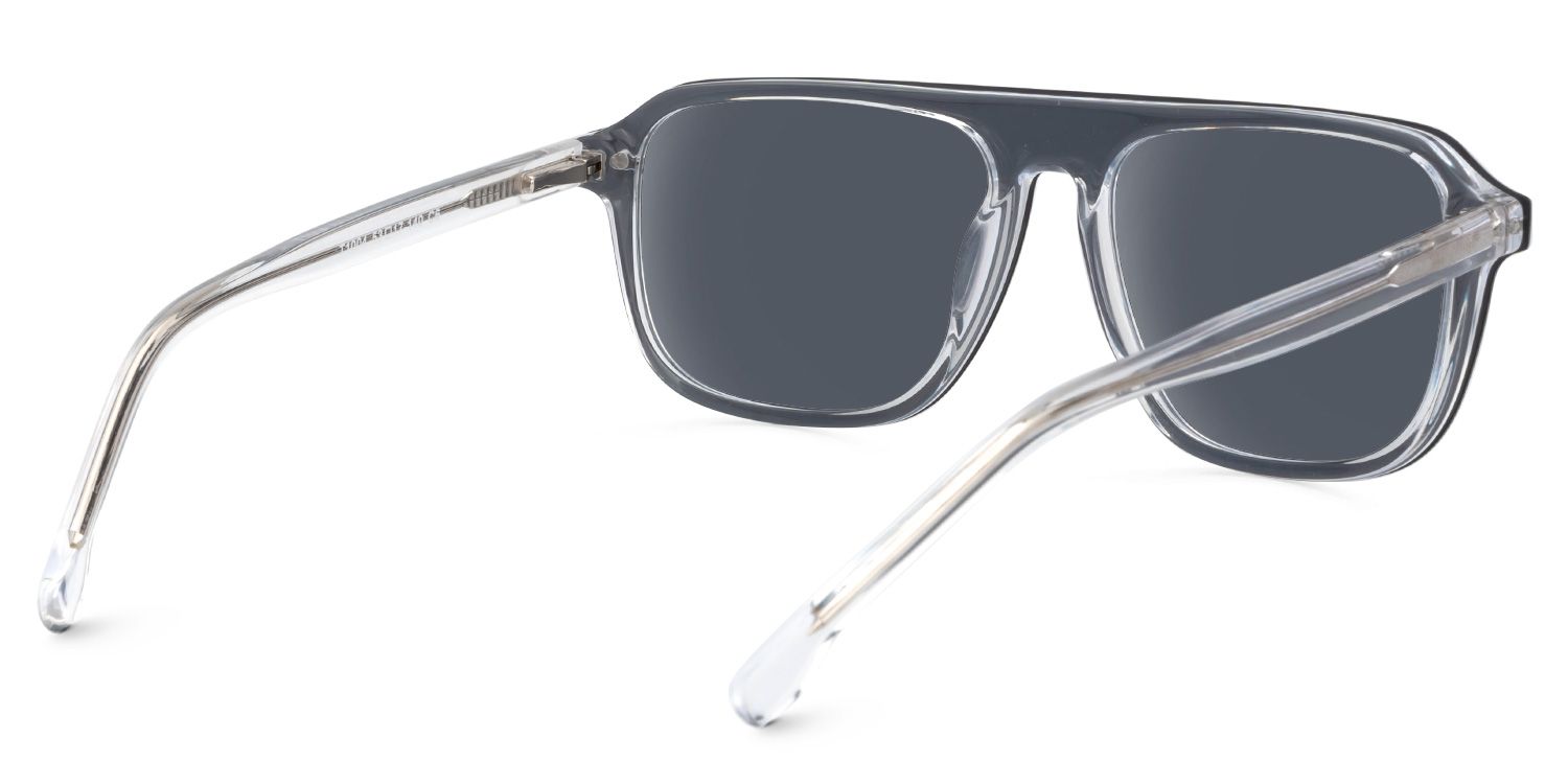 Naiser - Aviator Crystal Sunglasses by Vooglam - Product View 4
