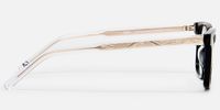 Lajos - Rectangle Black Eyeglasses | Vooglam Side View