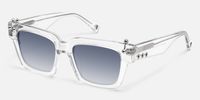 PIERCE - Square Transparent Sunglasses