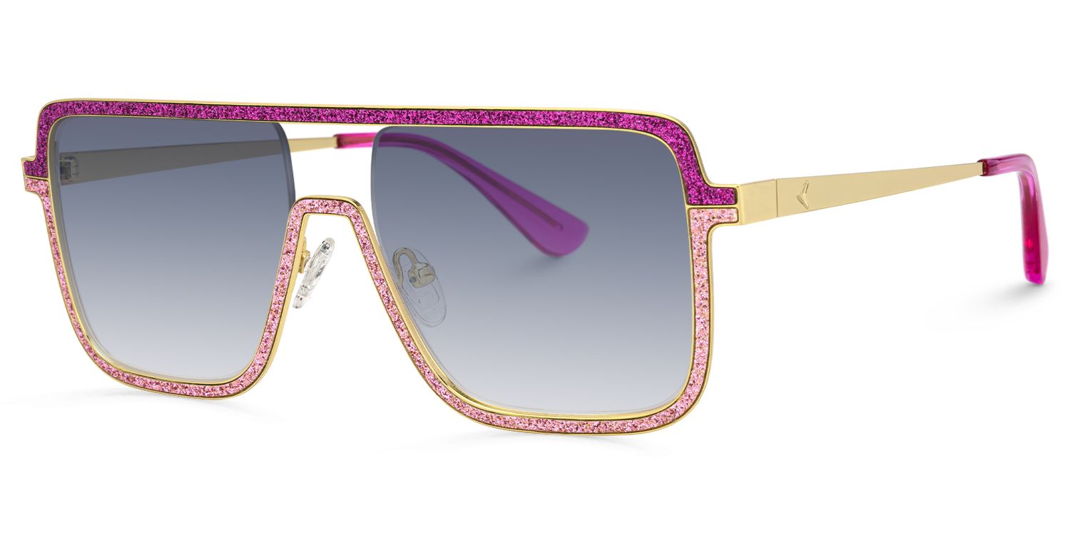 Padraic - Aviator Pink Sunglasses | Vooglam Front View