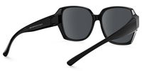 Fenton - Geometric Black Fit Over Sunglasses | Vooglam Side View