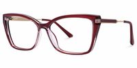 Idonea - Butterfly Red Eyeglasses | Vooglam Front View
