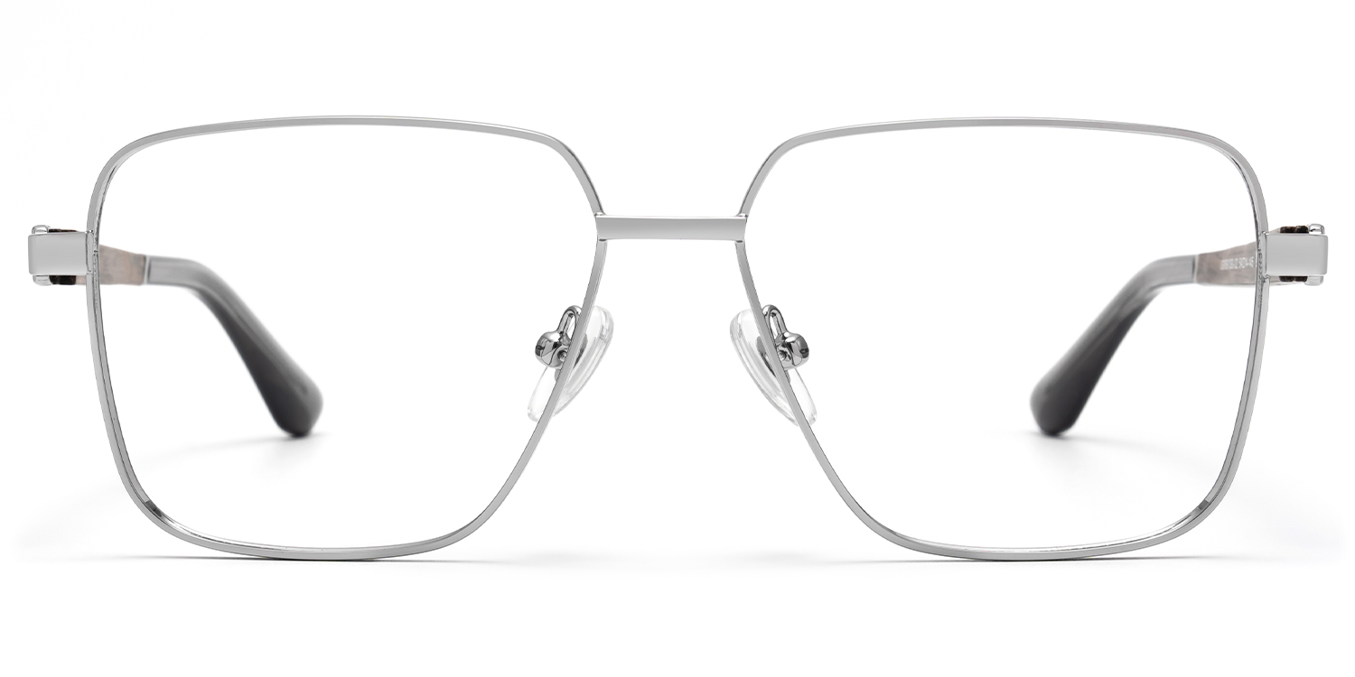 

Griot - Square Silver Eyeglasses