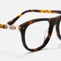 O'Keeffe - Retro Aviator Tortoise Eyeglasses | Vooglam Design Details
